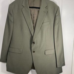 Charles Tyrwhitt Men's Classic Fit Olive Blazer Size 46R